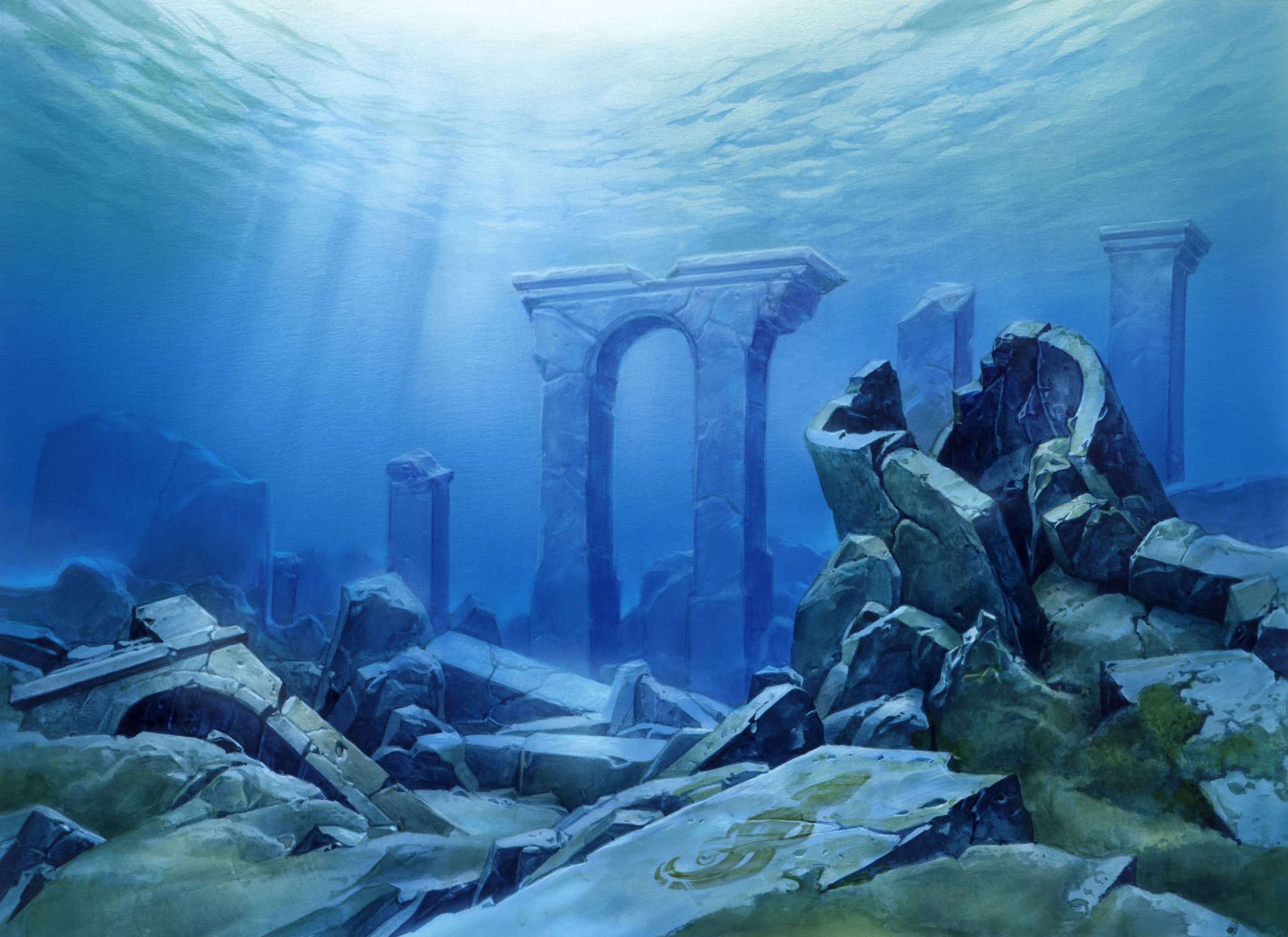 Academy Ruins - Magic:the Gathering Illustration - © Wizards of the Coast