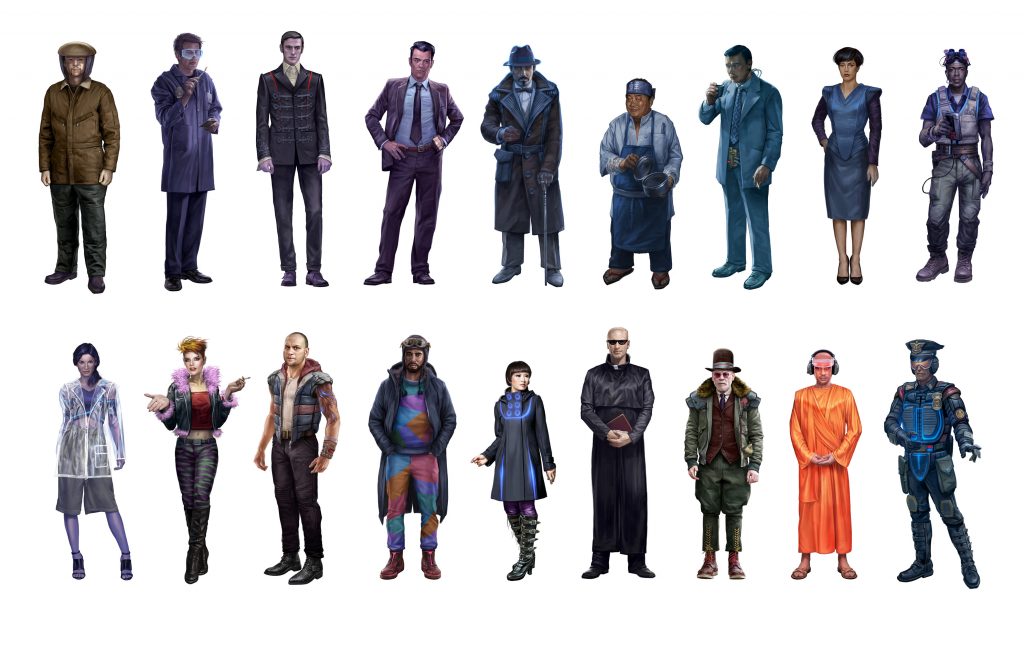 - Character Concepts - Blade Runner Revelations / Seismic Games - © Seismic Games