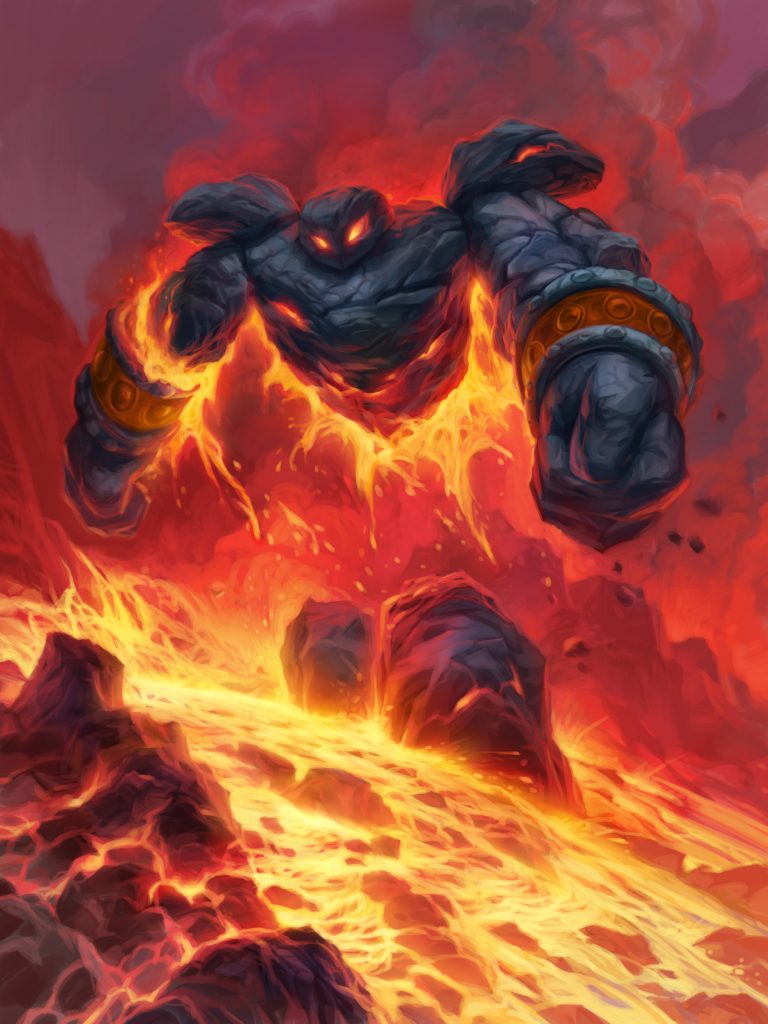 Card Illustration (Lava Elemental) - Hearthstone - © Blizzard Entertainment