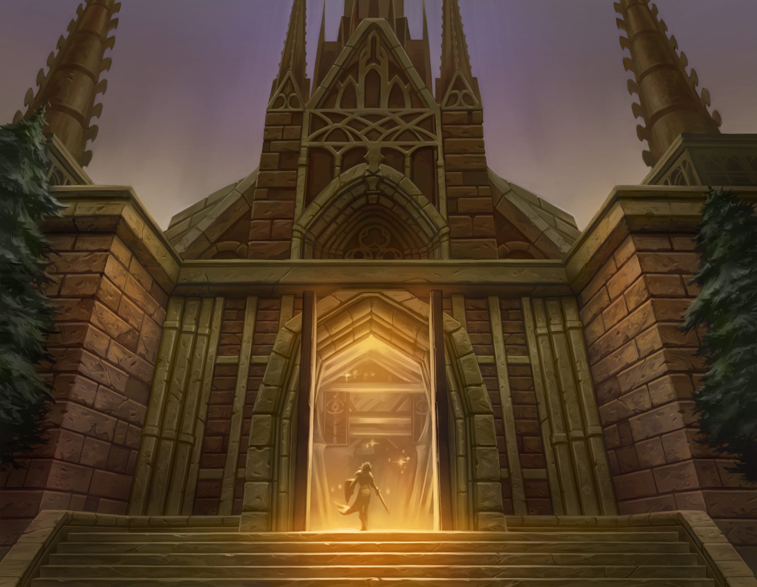 Scarlet Monastery - World of Warcraft TCG - © Upper Deck / Blizzard Entertainment